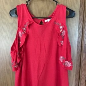 Maurices cold shoulder top